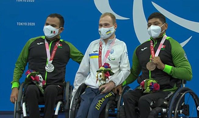 Tres tritones suben al podio en última jornada de para natación en Tokio 2020 (1)